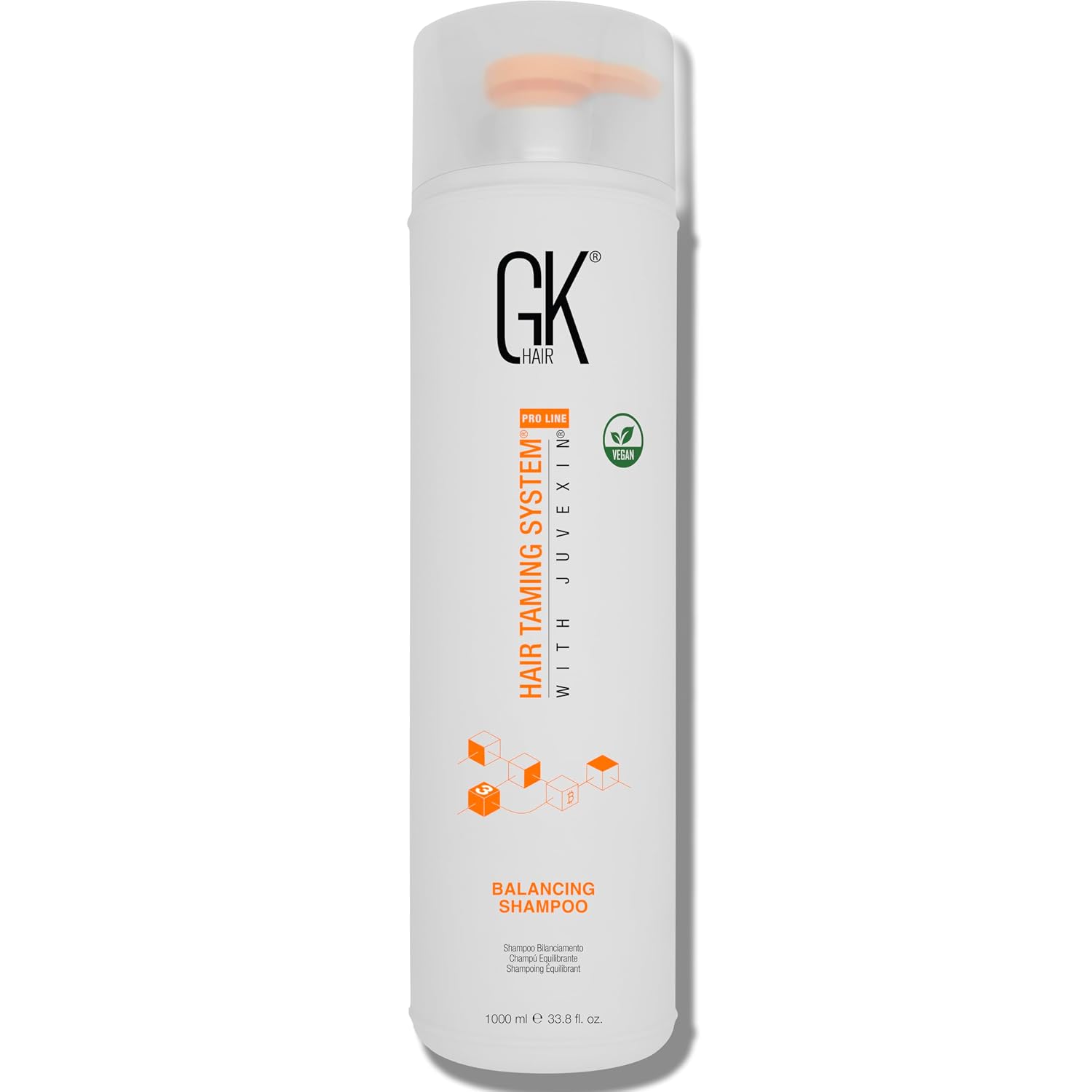 GK HAIR Anti-Dandruff Shampoo Leaving Your Scalp Refreshed and Hair Soft, Smooth – Sulfate-Free Shampoo for Dry Damaged Hair for Men and Women 8.5 Fl Oz