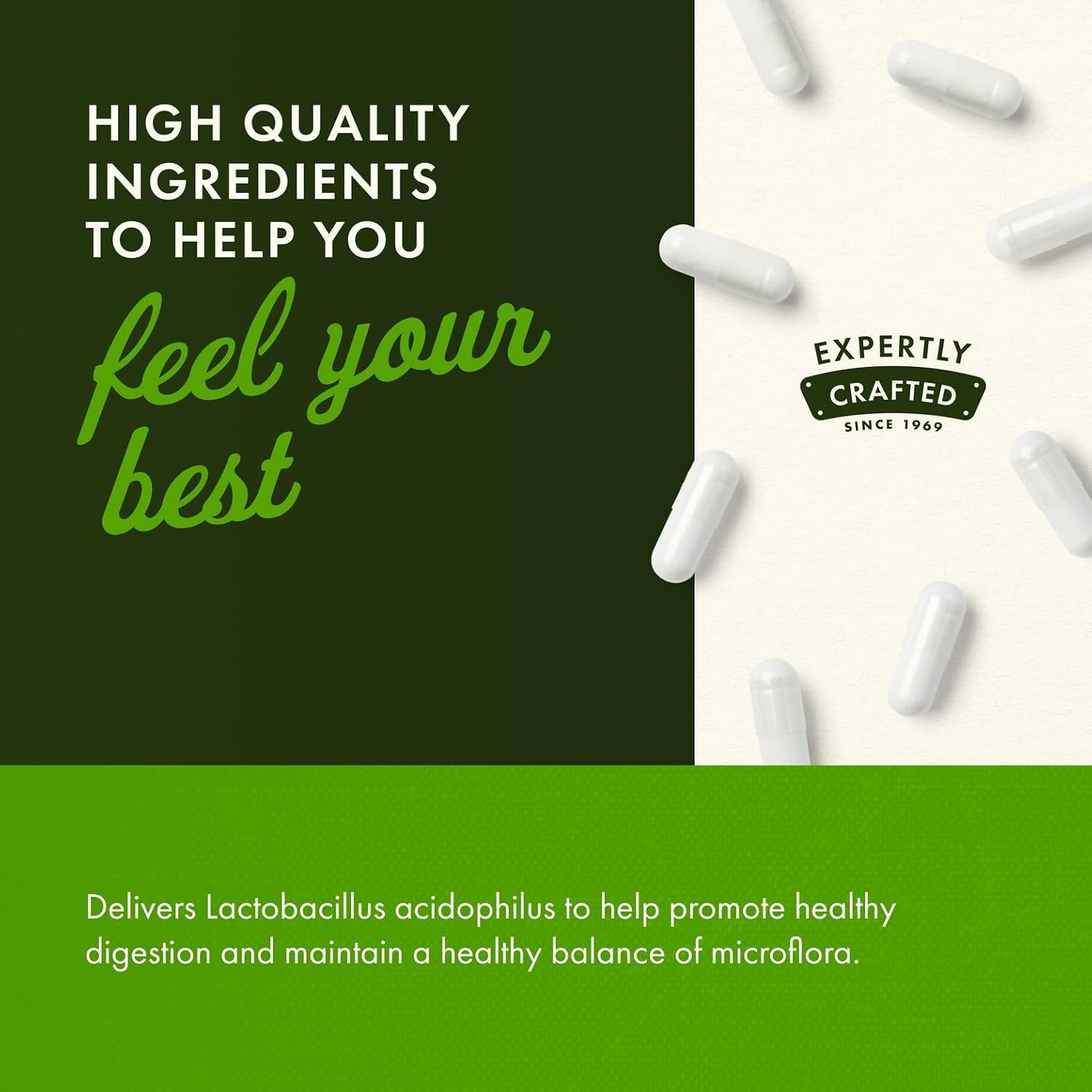 Swanson Lactobacillus Acidophilus Probiotic for Adults Seeking Daily Digestive and Bowel Health Support with 1 Billion CFU - Acid-Resistant (250 Capsules, 3 Pack)