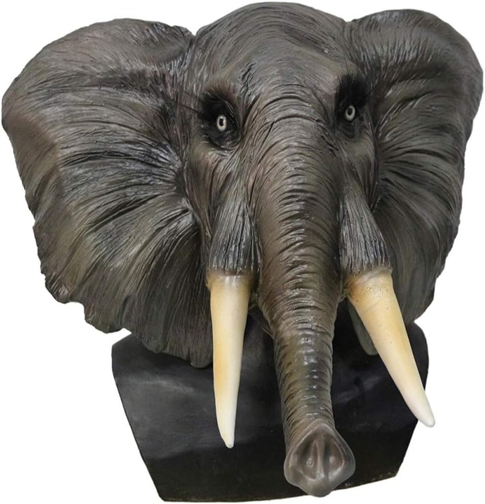 Latex Animal Full Head African Elephant Mask Animal Fancy Masquerade Party Costume Mask