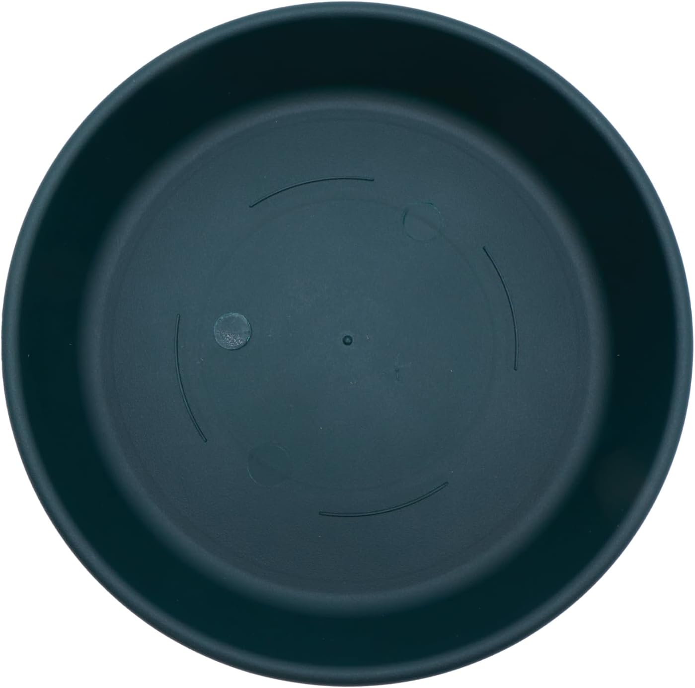 The HC Companies 14 Inch Round Plastic Classic Plant Saucer - Indoor Outdoor Plant Trays for Pots - 14"x14"x2.5" Sandstone