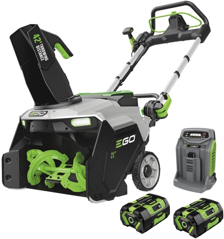 EGO SNT2405 24" Cordless Snow Blower Kit, Self Propelled, w/ 2 7.5Ah Batteries
