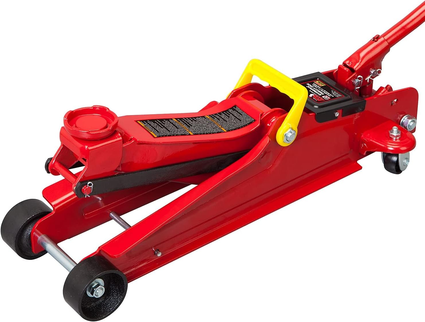 BIG RED AT84007R Torin Hydraulic Low Profile Service/Floor Jack with Dual Piston Quick Lift Pump, 4 Ton (8,000 lb) Capacity, Red