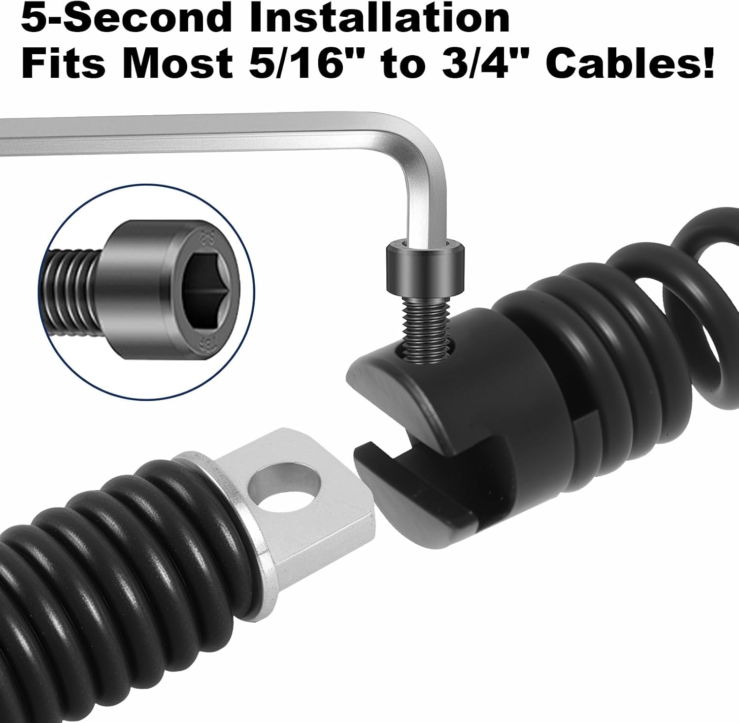9Pcs Drain Snake Drill Attachment for 50FT-100FT Drain Machines | Cutter and Auger Set with Storage Case