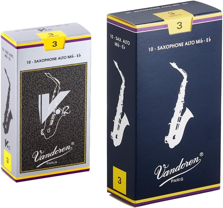 Vandoren SR613 Alto Sax V.12 Reeds Strength 3; Box of 10