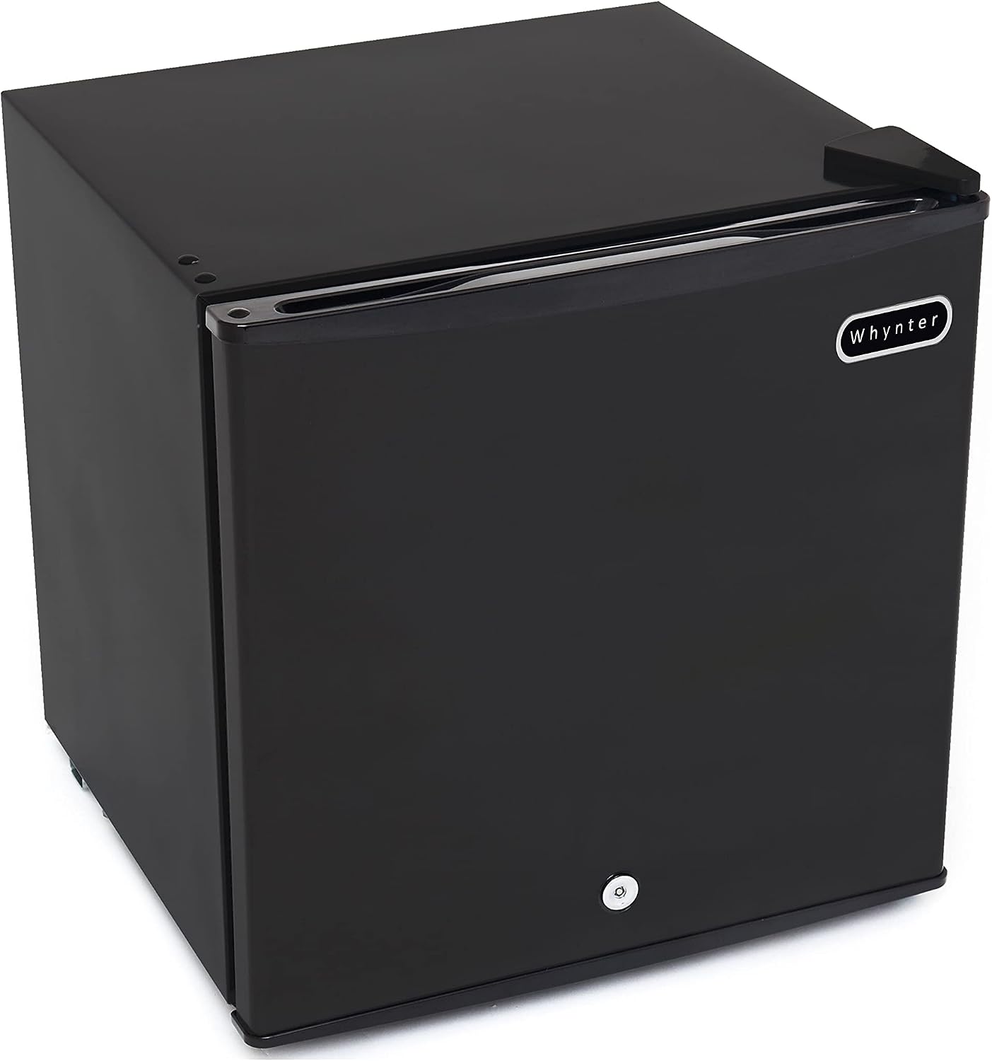 Whynter Upright Freezer 2.1 Cu Ft Lock, Mini Freezer, Stainless CUF-210SS | Adjustable Thermostat and Security Lock, Energy Star Rated, Reversible Door, Adds Compact Frozen Storage at Home