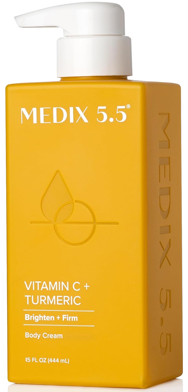 MEDIX 5.5 Collagen Cream Skin Care Face Lotion & Body Lotion For Dry Skin | Anti Aging Collagen Peptides Firming Cream Body Moisturizers Lifts, Firms, & Tightens For Younger Looking Skin, 15 Fl Oz