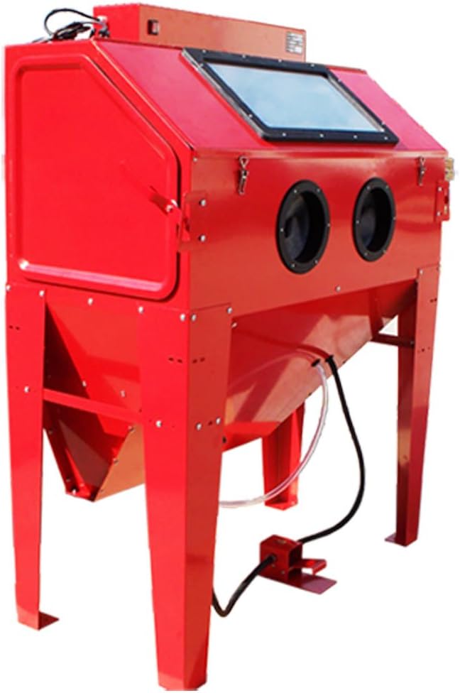 HD Industrial Air Sand Blaster Cabinet Sandblaster Tank Blasting 110 Gallon