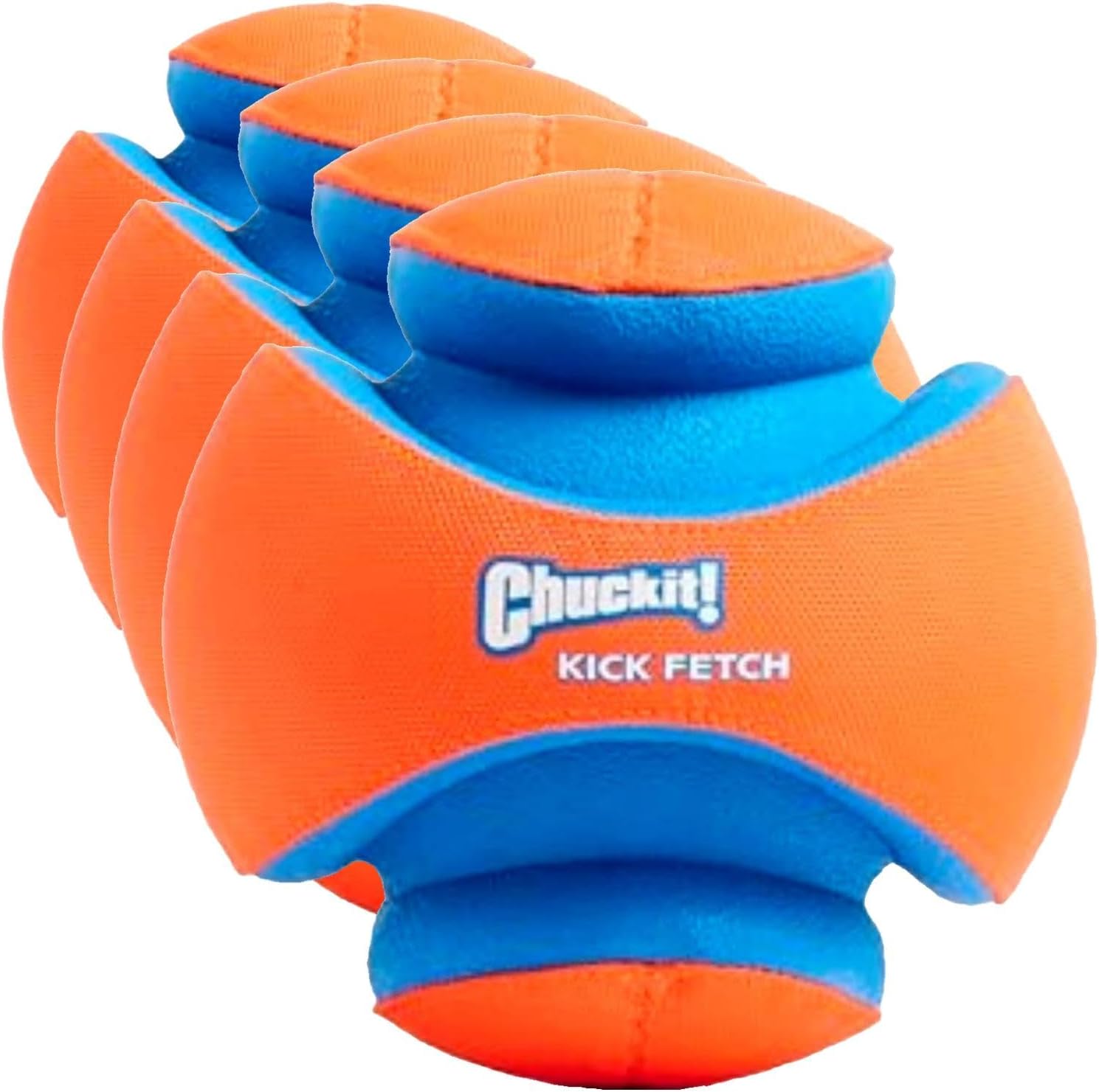 Chuckit! Kick Fetch Ball Dog Toy, Floats in Water, Large 8 Inch Diameter | Durable rubber and foam build, interactive play design, great for pool or lake sessions, built for big breed dogs each day