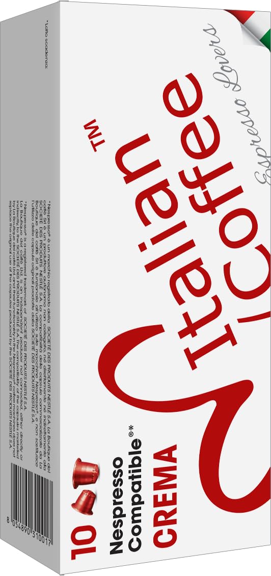Italian Coffee Pods for Nespresso Original (Pack of 100 Regular Passione) | Compatible with Nespresso Original Machines, BPA-free espresso capsules, made in Italy, Intensity 9/10