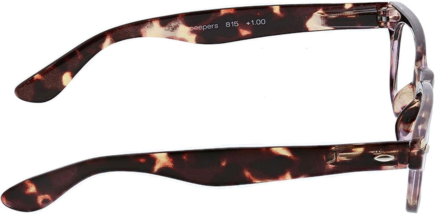 Peepers Reading Glasses for Men & Women +1.50, Tortoise, Clark Focus