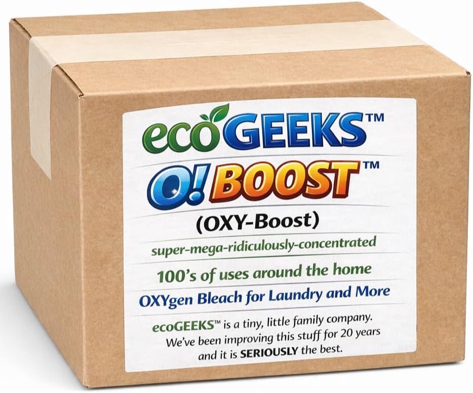 ecoGeeks OXY-BOOST Oxygen Bleach 20LB Bulk Packaged by ecoGeeks
