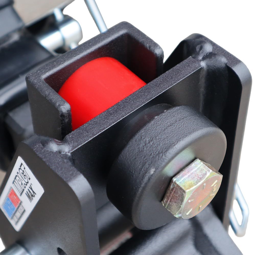Shocker 20K Impact Max Cushion Drop Hitch - 0" to 7-1/2" Drop - Fits 2" Hitch Has 2-5/16"Ball - 20,000 lbs GTW