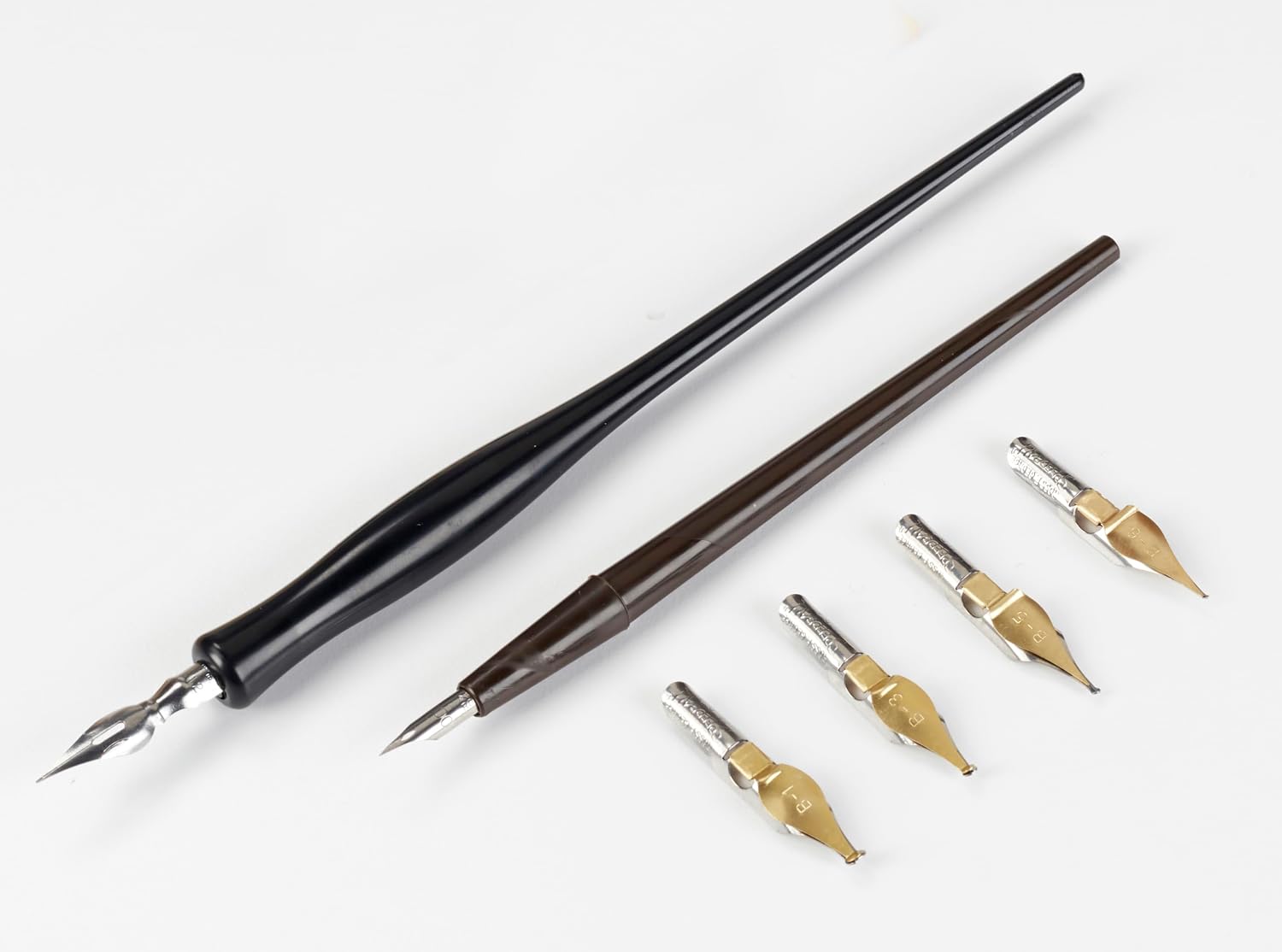 Speedball C-Series Lettering Pen Set, Left-handed - 1 Penholder w/ 6 Nibs