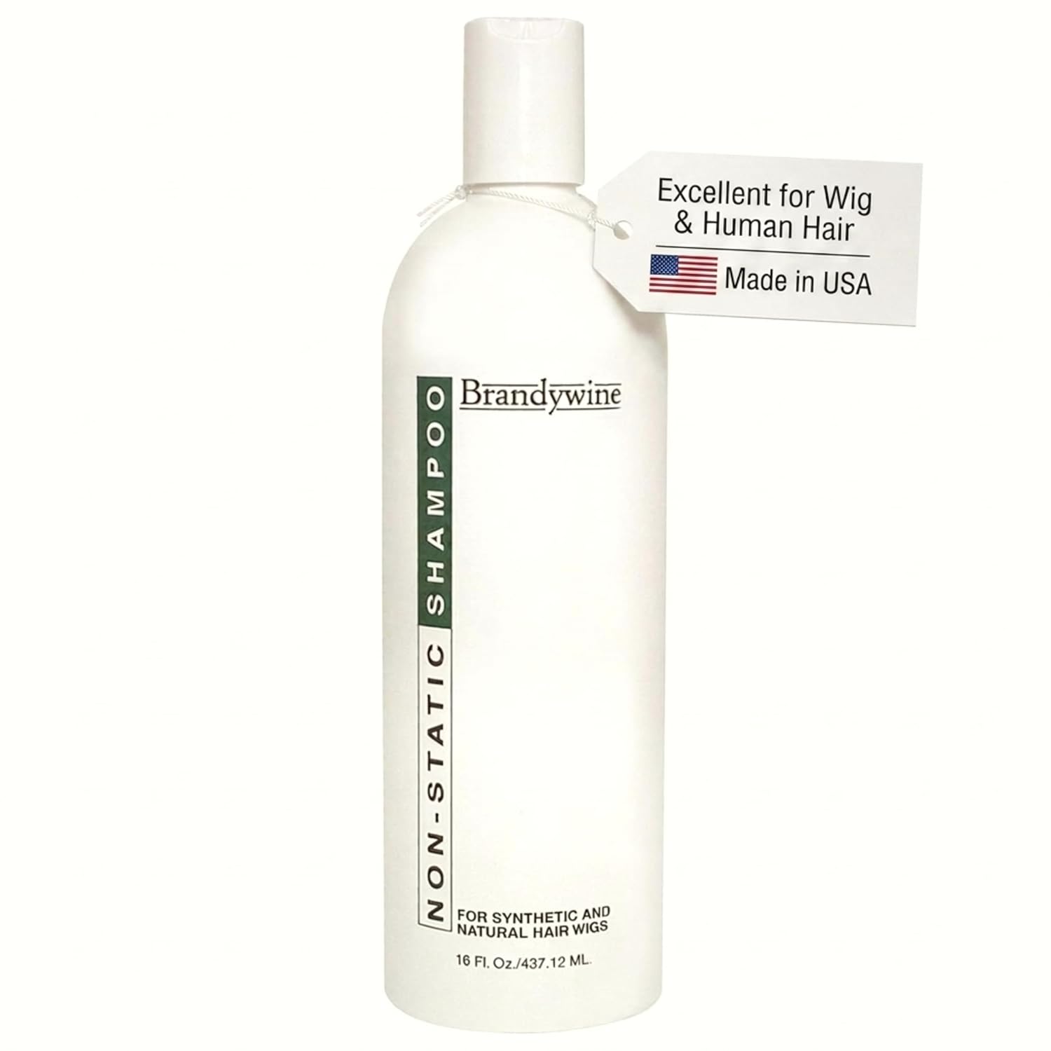 Non Static Shampoo for Synthetic & Human Hair Wigs, Hairpieces - 8 Fl Oz