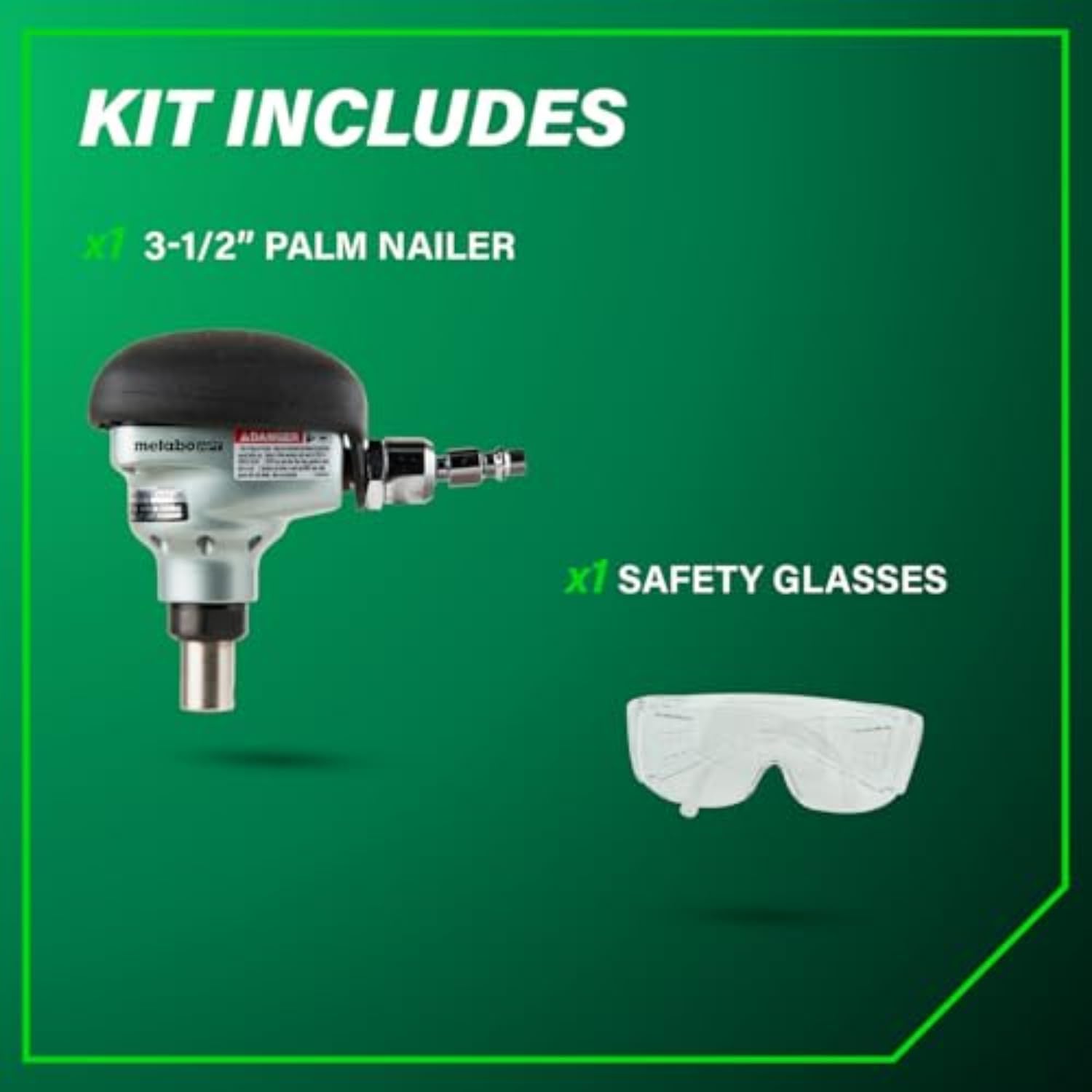 Metabo HPT Palm Nailer, Magnetic Nose 360° Swivel, Joist Hangers, NH90AB