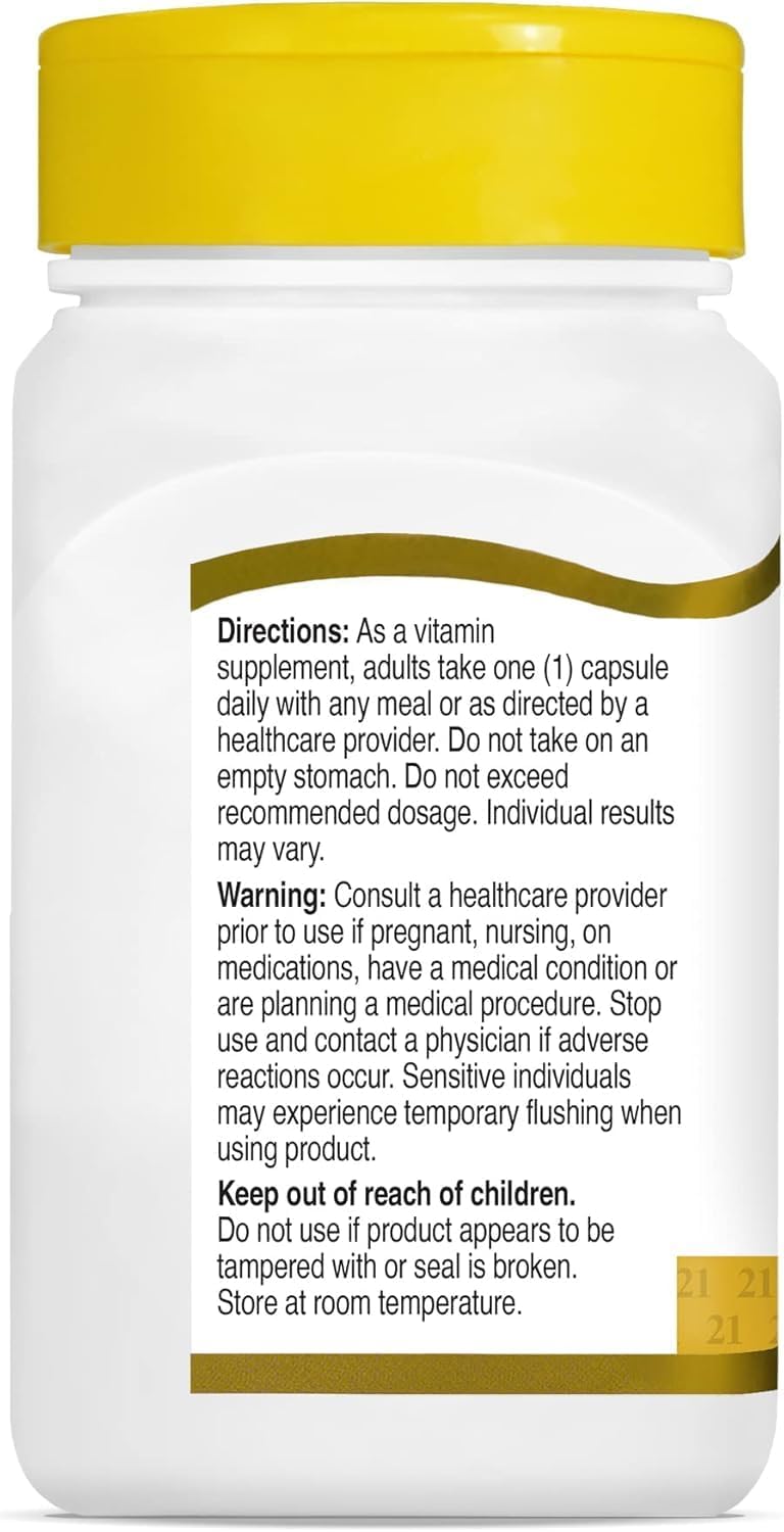 Niacin Flush Free 500 Milligrams 110 Capsules