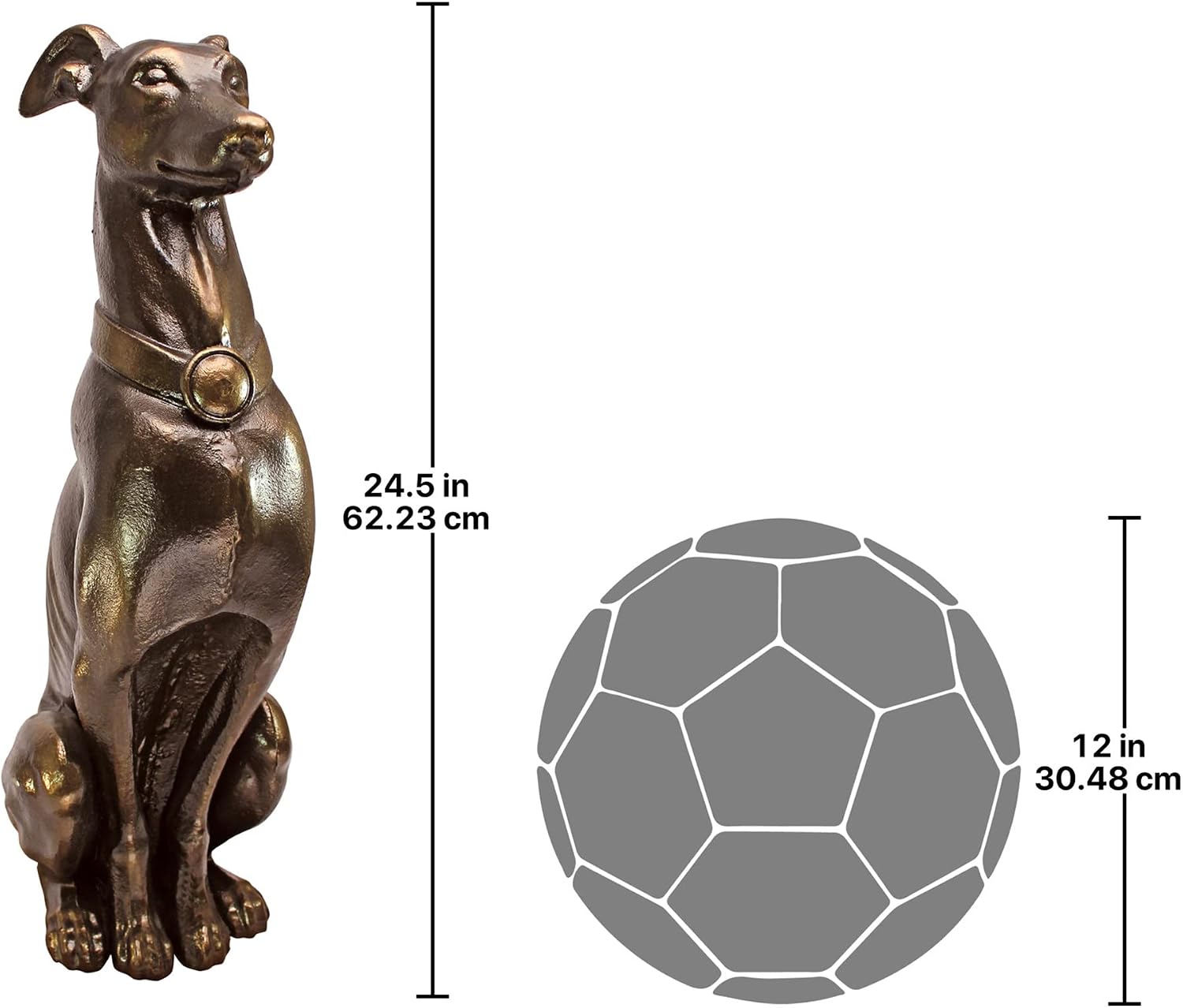 Design Toscano Man's Best Friend Dog with Basket Outdoor Garden Statue, 8 Inches Wide, 12 Inches Deep, 19 Inches High, Handcast Polyresin, Antique Stone Finish