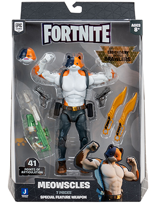 6 action figures inch fortnite weapons jazwares characters toys epic games battle royale