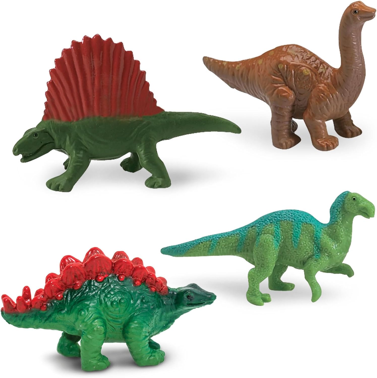 Safari Ltd. Dinos TOOB - Includes 12 Hand-Painted Mini Figurines - T-Rex, Triceratops, Velociraptor, Stegosaurus