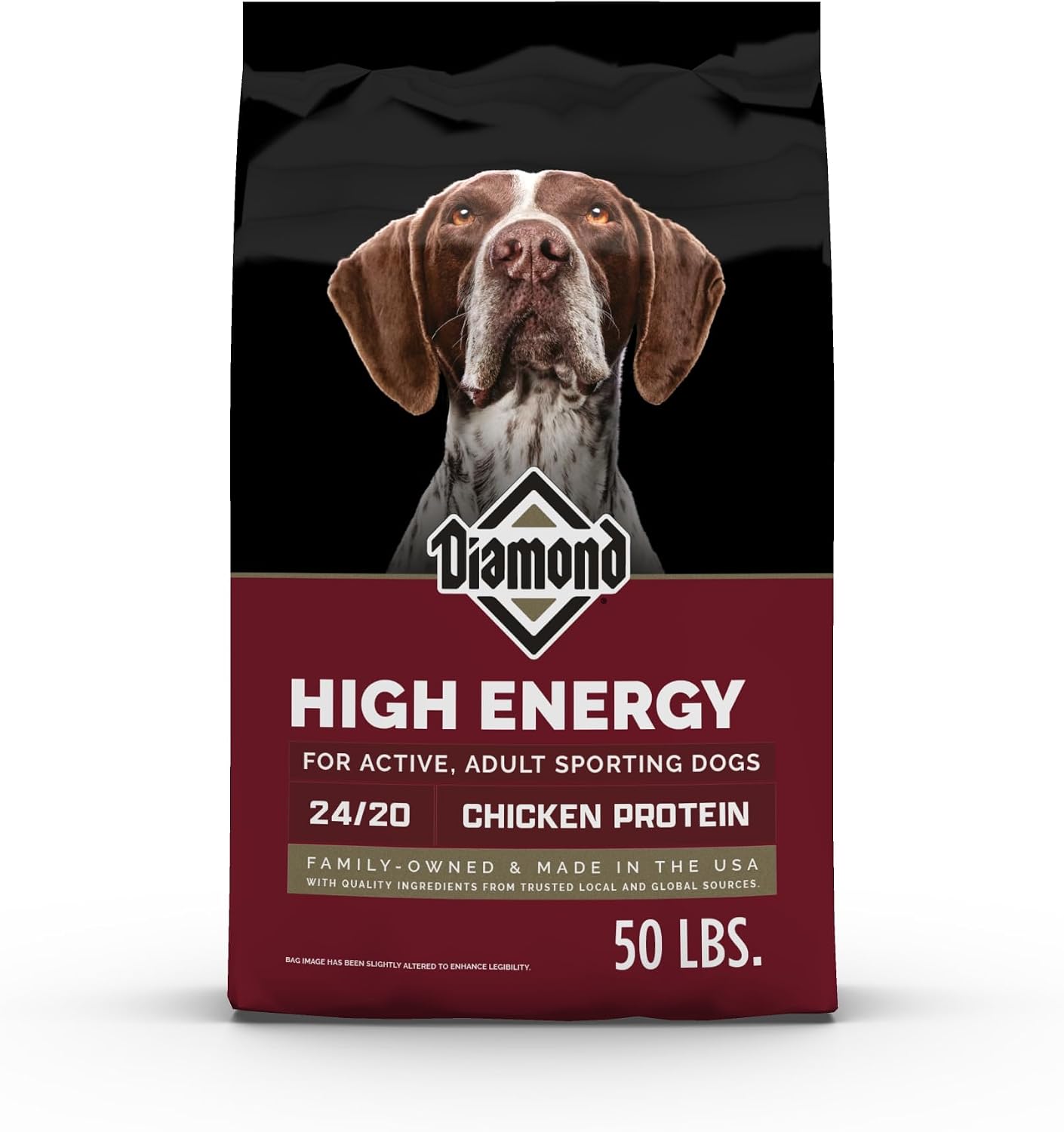 Diamond Maintenance Adult Dry Dog Food, Chicken Protein, 40lb | For Moderately Active Dogs | Omega Fatty Acids Help Support Healthy Skin & Shiny Coat | Guaranteed Probiotics