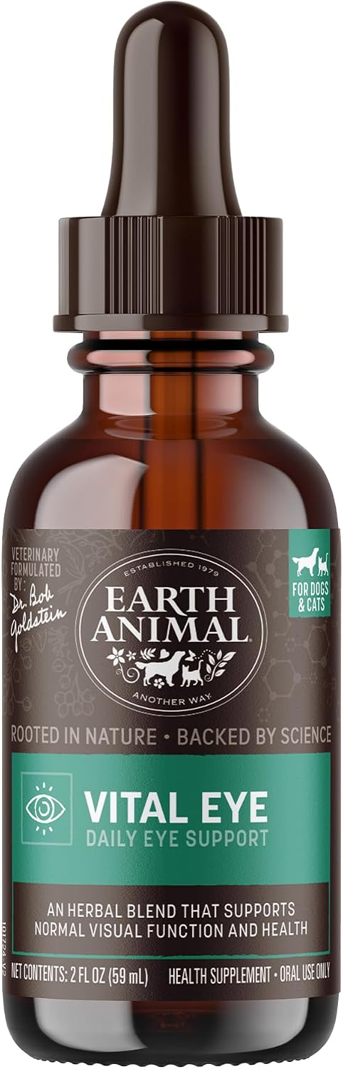 Earth Animal Apothecary - Urinary & Kidney Relief for Dogs & Cats - 2 fl oz | Herbal Remedies Liquid Supplement Blend - Uva Ursi, Couch Grass, Gravel Root, Yarrow, Cleavers, Marshmallow Root, Cornsilk