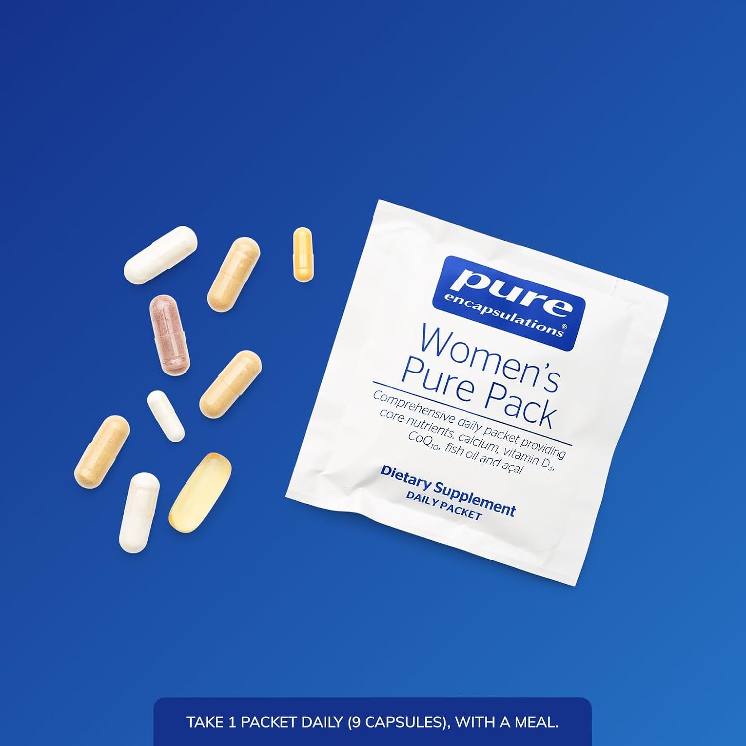 Pure Encapsulations Women's Pure Pack - for Women Over 40 - Bone, Heart, Eye & Breast Health* - with Calcium, DHA