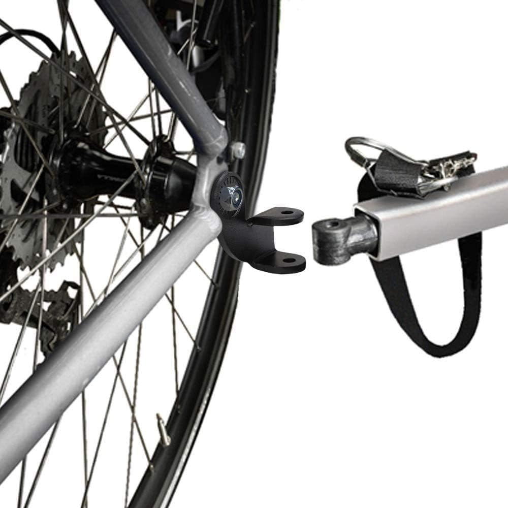 2 Set Bike Trailer Hitch Bicycle Stainless Steel 12.2MM-Hitch Coupler Compatible with Burley Trailers Adapter Replacement Connector to Pets Stroller