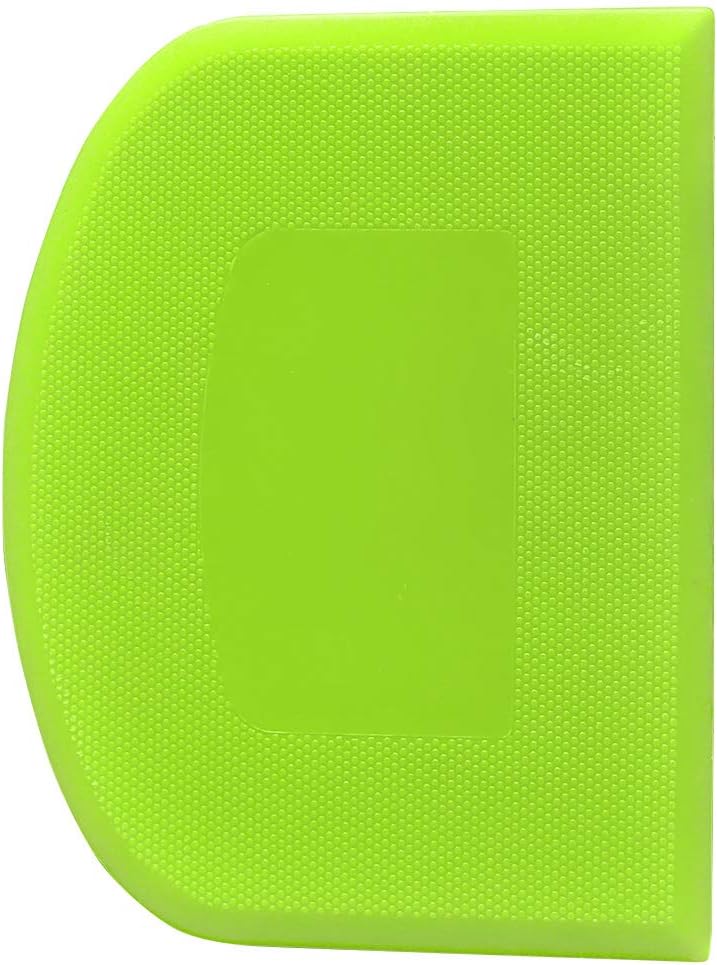 ALLTOP Bowl Spatula & Bench Scraper, Flexible Plastic Multipurpose Kitchen Pastry Cutter Tool