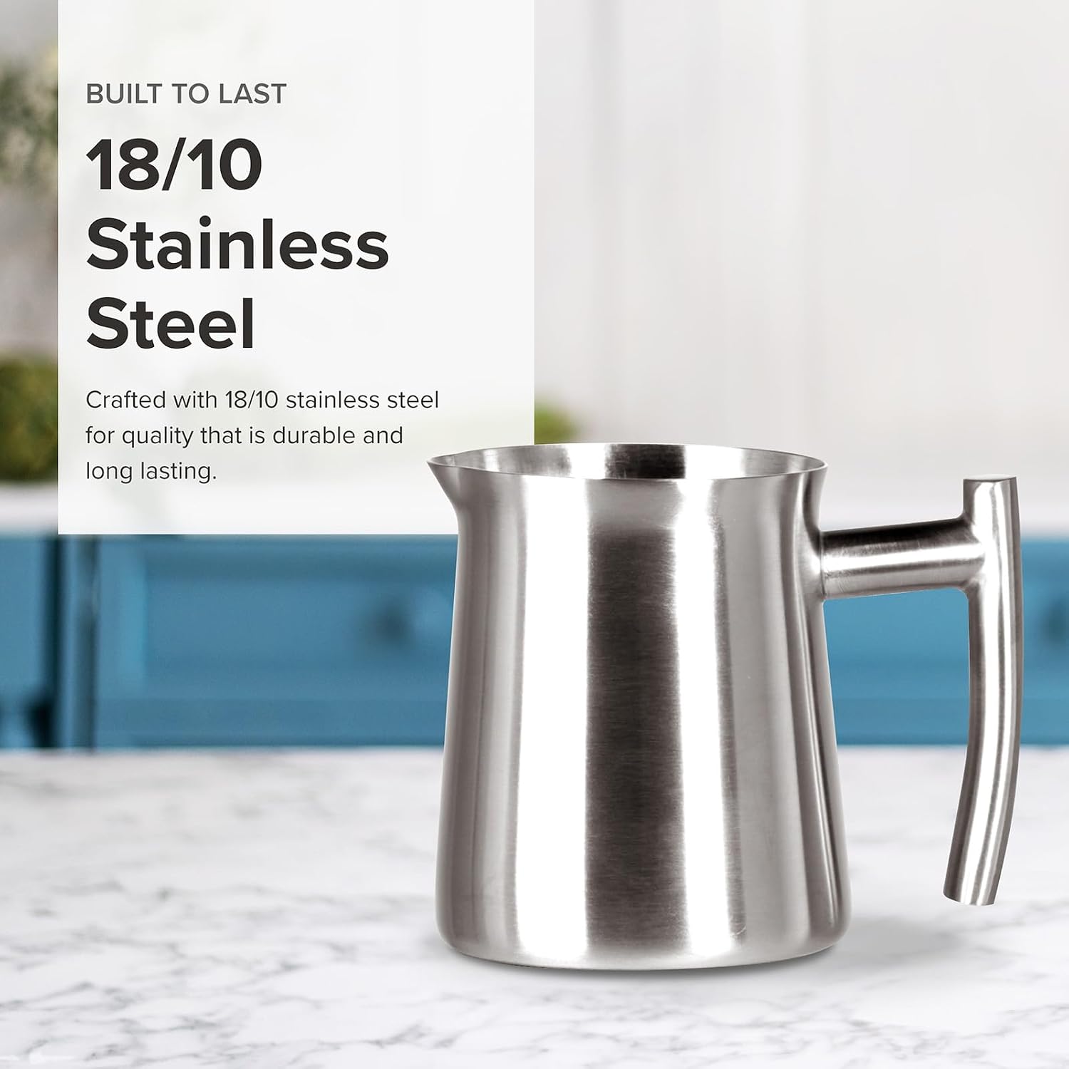 Frieling Stainless Steel Milk Frothing Pitcher - 10 oz