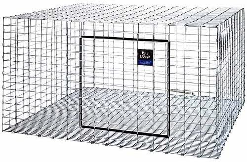 Miller Little Giant AH3030 Rabbit Hutch, 30 x 30 x 16, Galvanized