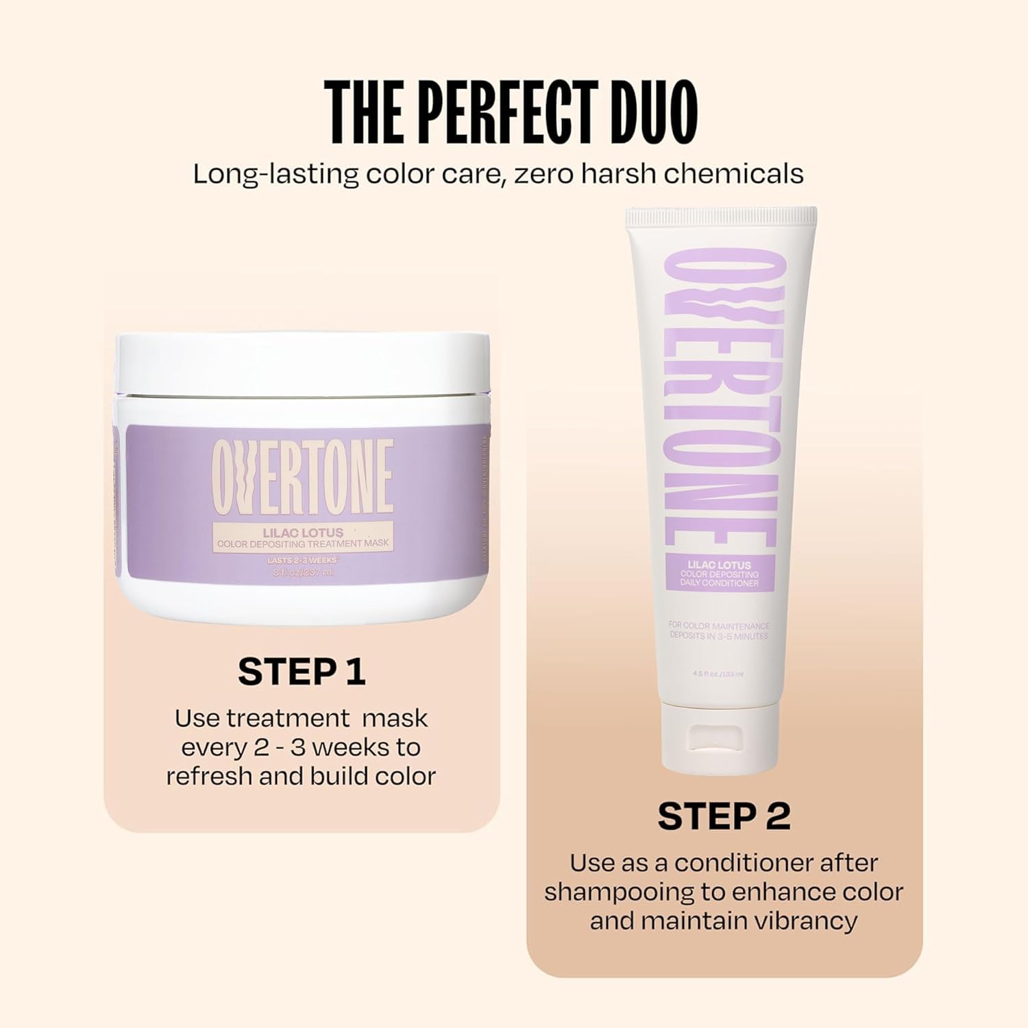 oVertone® Color Depositing Treatment Hair Mask, Desert Rose, 8 oz