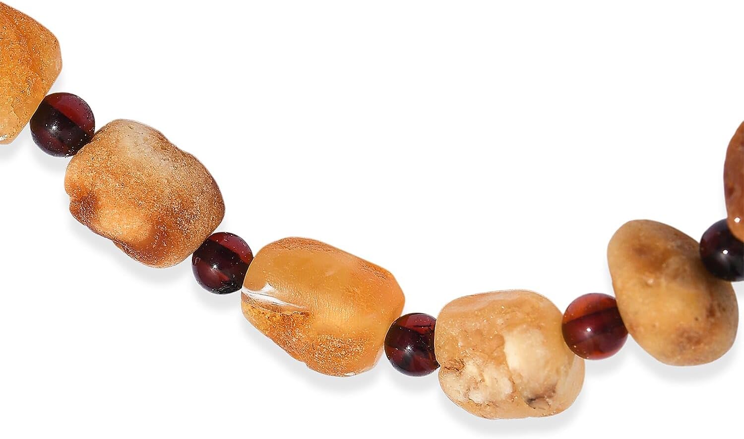 SHOP LC DELIVERING JOY Caramel Amber 30.00 ctw Beaded Stretch Bracelet
