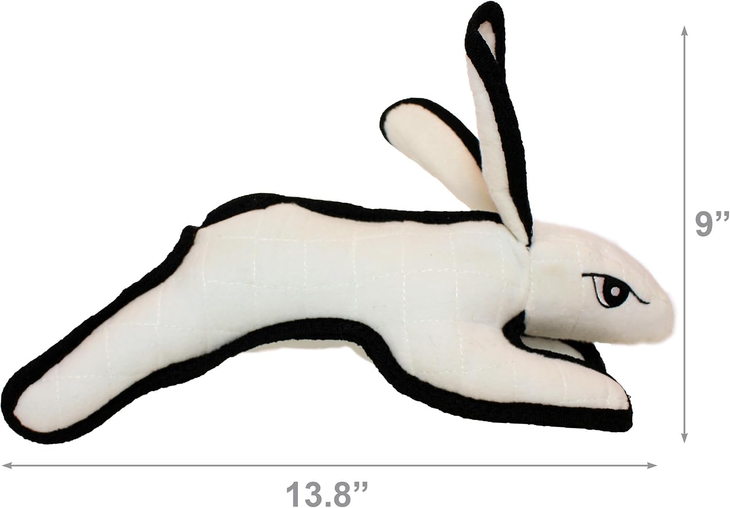 TUFFY® : Cow Dog Toy: Ultra Durable Plush Toy with Multiple Layers & Reinforced Seams, Washable and Floats, Original Construction