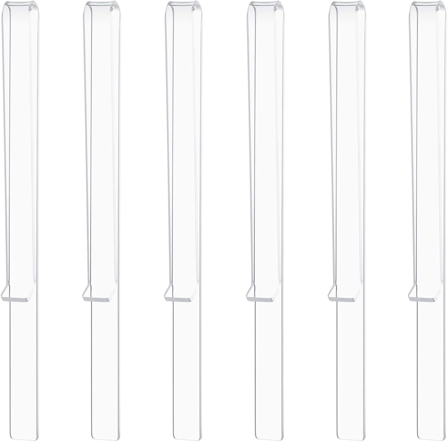 6Pcs Music Stand Clips Clear Acrylic Sheet Music Page Holder