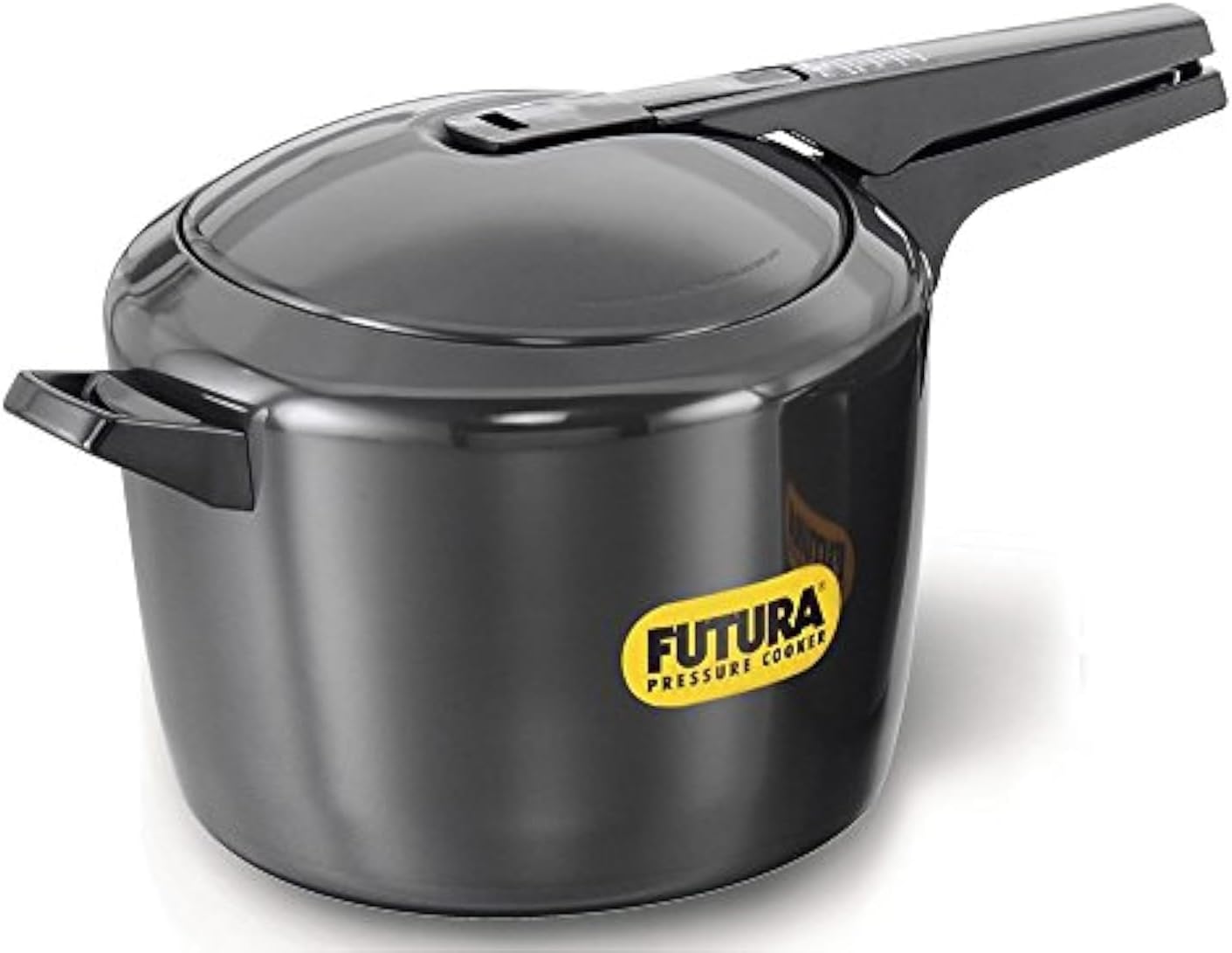 Hawkins Futura 5 Litre Pressure Cooker, Hard Anodised Inner Lid Pressure Cooker, Pan Cooker, Black (FP50)