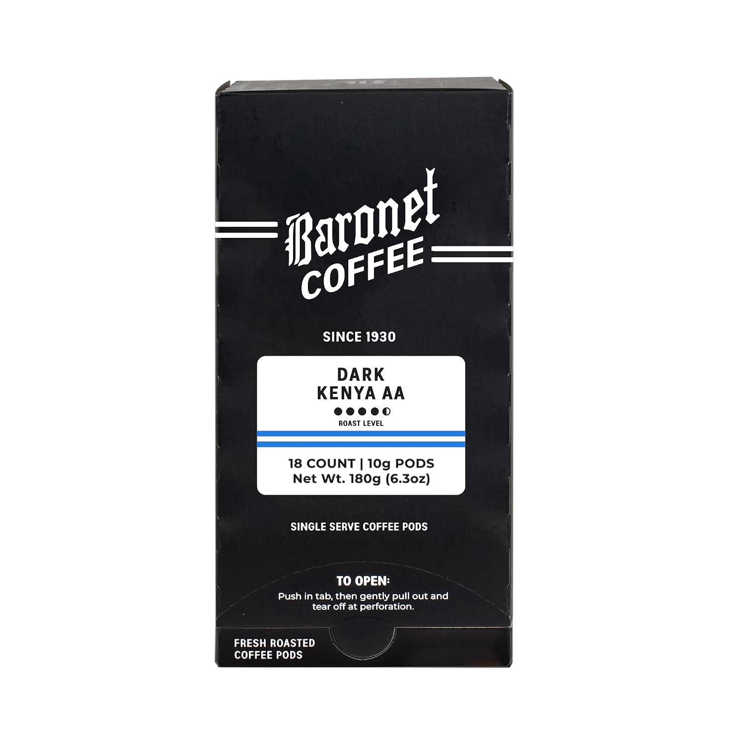 Baronet Coffee 10 Gram Coffee Pods, Breakfast Blend, 54 Pods | Light Roast, 100% Arabica Coffee, Regular Strength, 3 Boxes of 18 Individually Wrapped Single Serve Pods