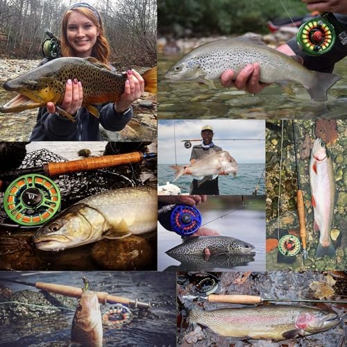 M MAXIMUMCATCH Maxcatch Fly Rod Sock, Thicken Cotton Fabric Protector Rod Cover with 4 Compartments, for 9ft/10ft 4-Sec Fly Rod