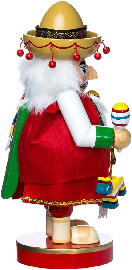Kurt Adler 10.25-Inch Mexican Nutcracker Tablepiece - Chubby Collection
