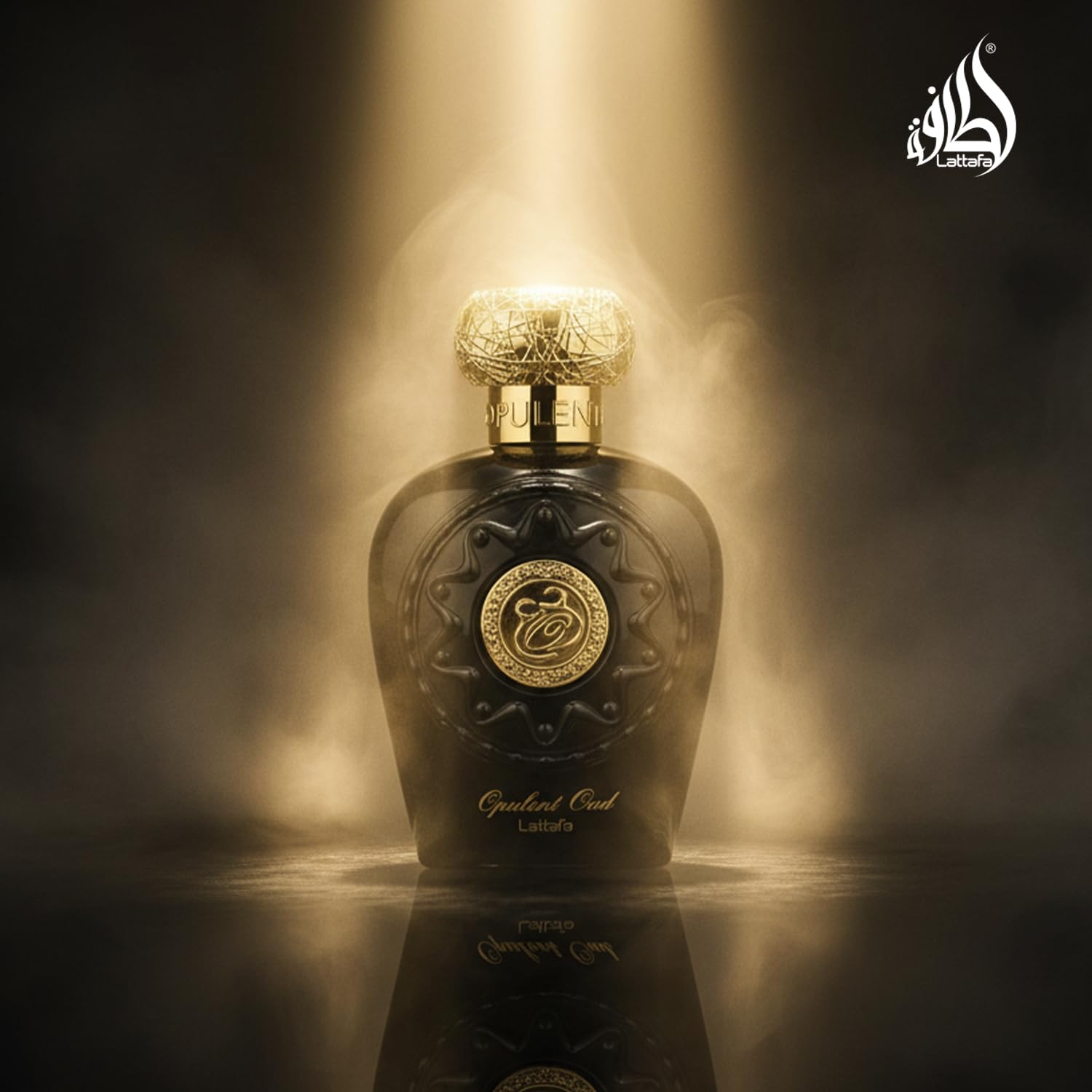 Lattafa Opulent Oud for Unisex Eau de Parfum Spray, 3.4 Ounce