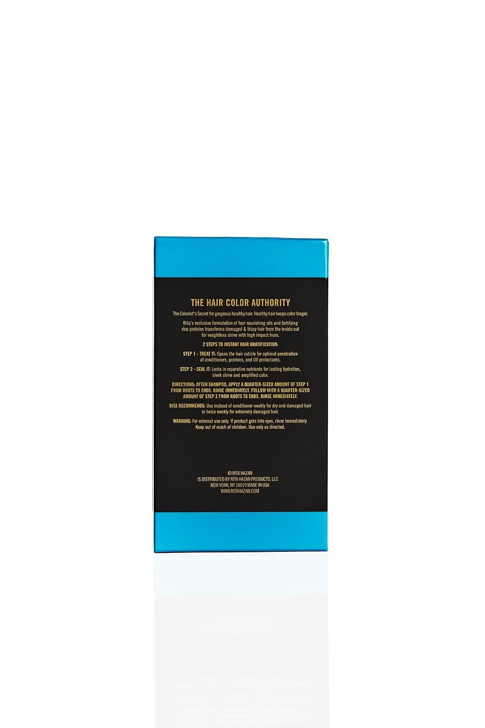 Rita Hazan Two Step Weekly Remedy Cream Kit - Deeply Hydrating & Restorative for Color Treated Hair - Hair Cream for Frizzy Hair - Hair Treatment