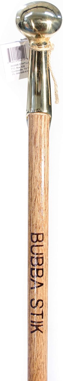 Walking Cane Texas Style Walking Stick Made of Mahogany Stained Tennessee Hardwood and Topped with a Brass Hame Handle from a Real Horse Collar Harness. Made in Texas by Real Texans.
