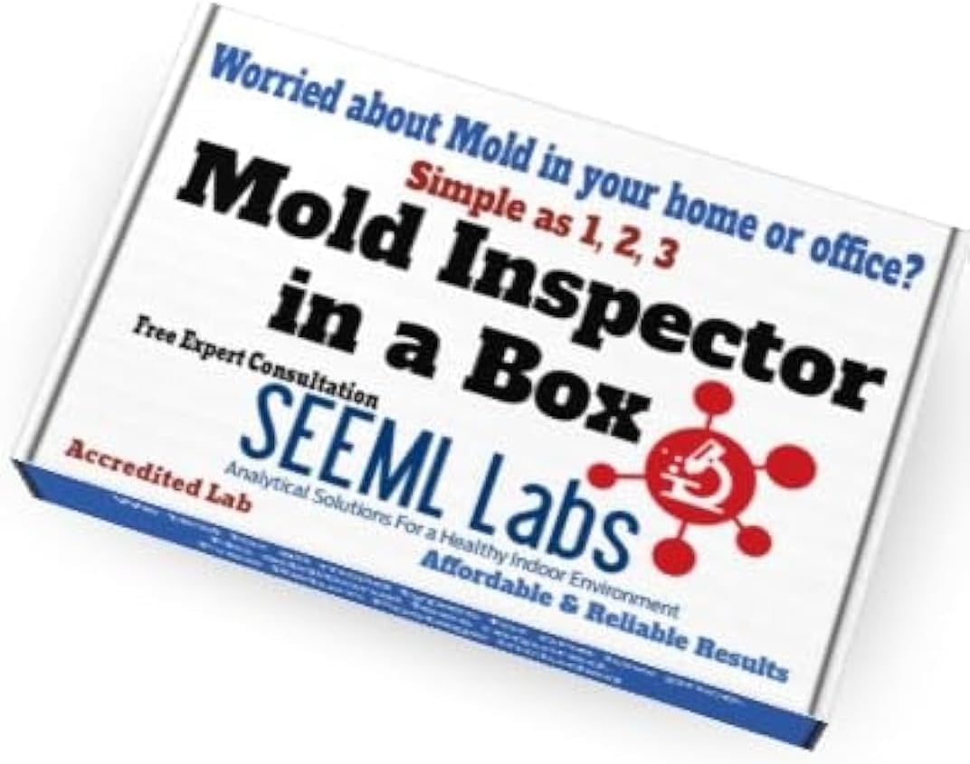 DIY Mold 3 Test Kit (Same Day Results) Expert Consultation and AIHA-LAP, LLC Accredited Lab Analysis Included