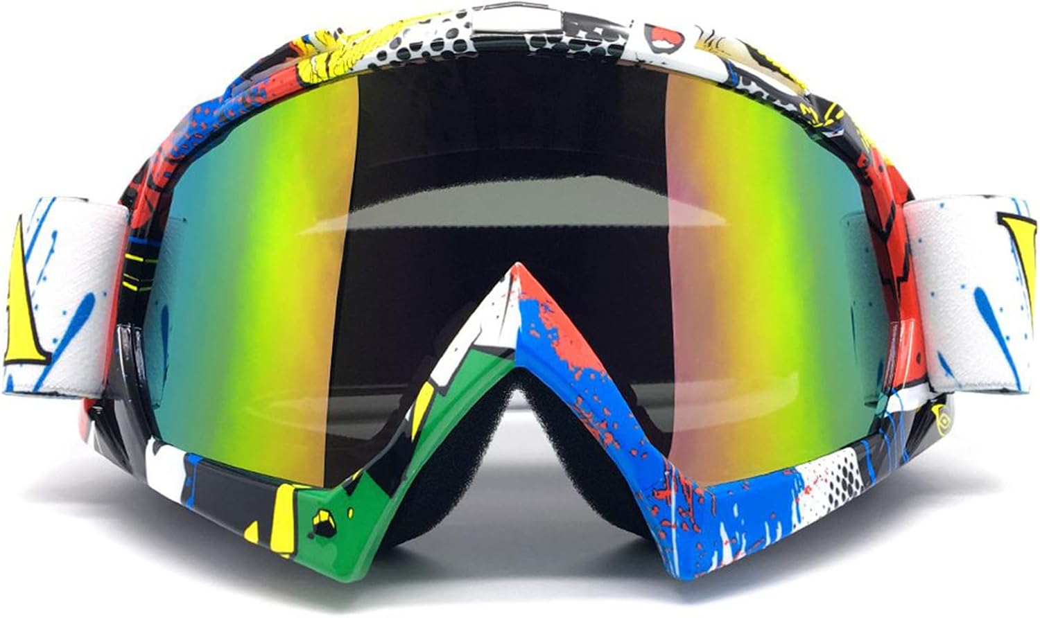 Dirt Bike Goggles, ATV Motorcycle UTV MX OTG Accessories Goggle Glasses & Anti Fog Ski Goggles, Racing Skiing Dirtbike