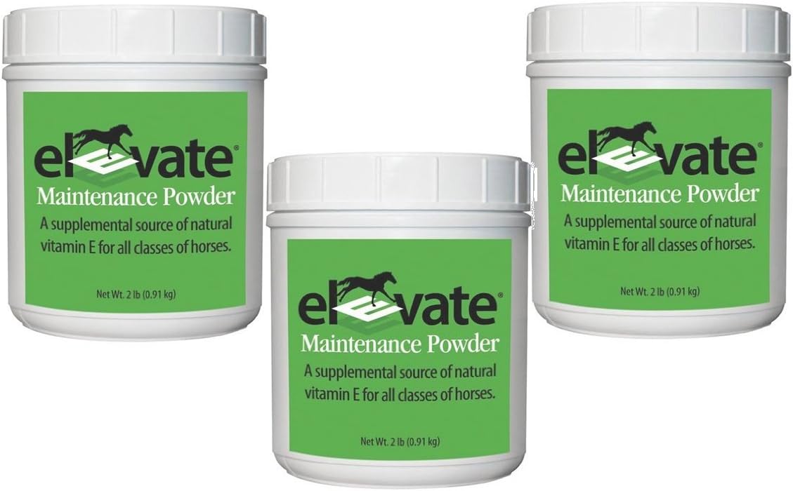 Kentucky Performance Elevate Maintenance Powder Supplement for Horses (3 Pack, 2 Pound)