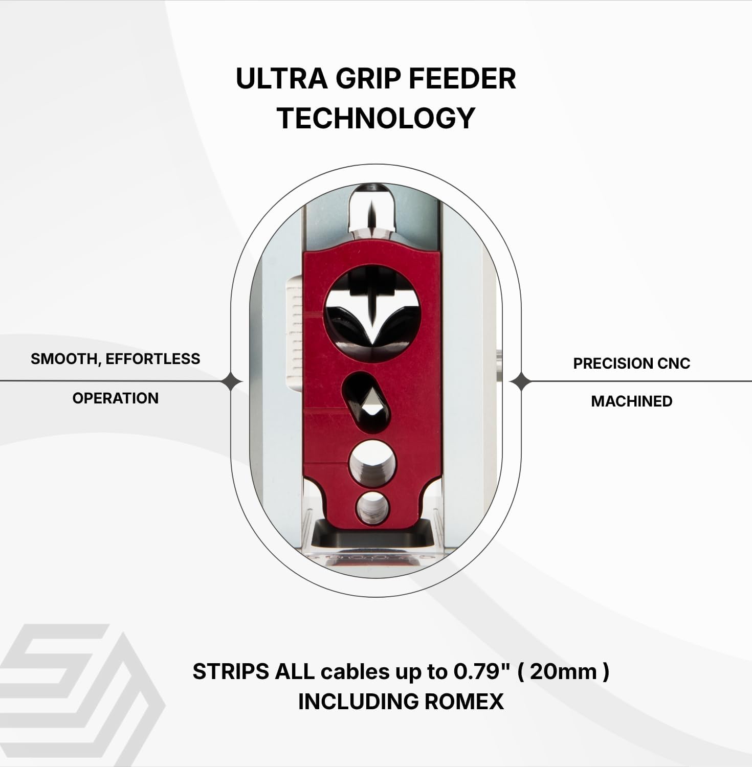 StripMeister Original Drill-Powered Wire Stripper – Wire Sizes Up To Ø3/4", Jam-Free, Copper Wire, Built for Safety, Speed, and Efficiency - Portable Wire Stripping Machine