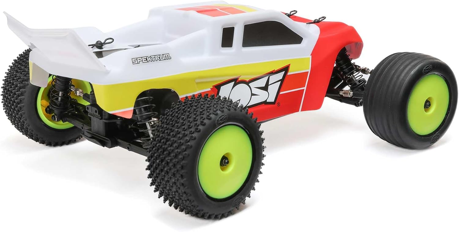 Losi 1/18 Mini-T 2.0 2S 2 Wheel Drive RTR Brushless Stadium Truck Battery & Charger Included Blue LOS-1056T2