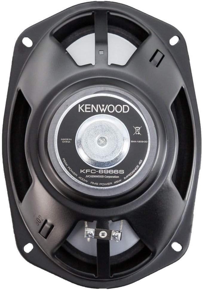 Kenwood KFC-6966S 6 x 9 Inch 400-Watt 3-Way Flush Mount Coaxial Car Speaker Easy Installation - Pair