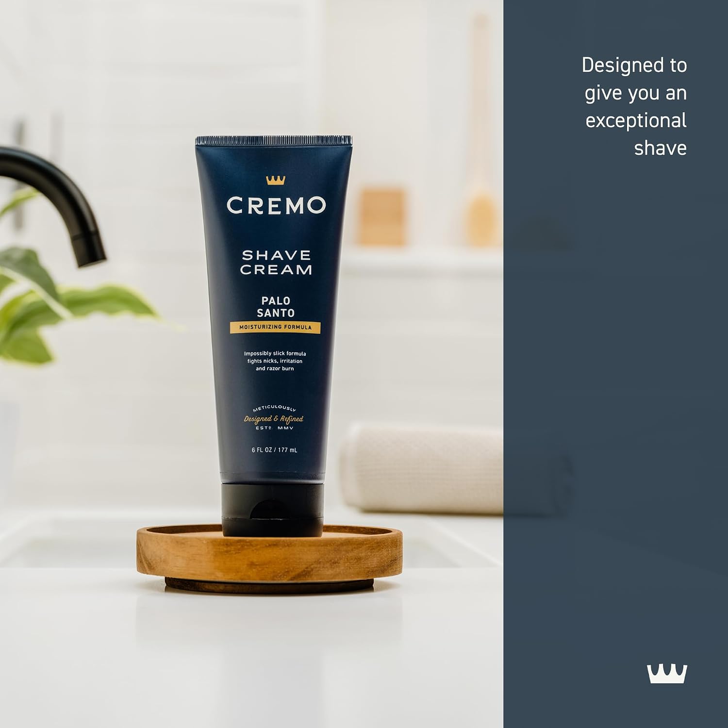 Cremo Original Shave Cream, Astonishingly Superior Ultra-Slick Shaving Cream for Men, Fights Nicks, Cuts and Razor Burn, 6 Fl Oz