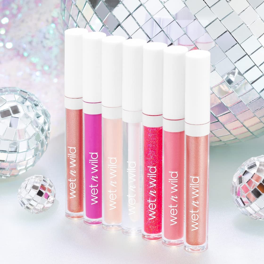 wet n wild MegaSlicks Lip Gloss, Ultra-Glossy, Vitamin-E Enriched, Ultra-Gloss High Shine Moisturizing, Cruelty-Free & Vegan - Bronze Berry