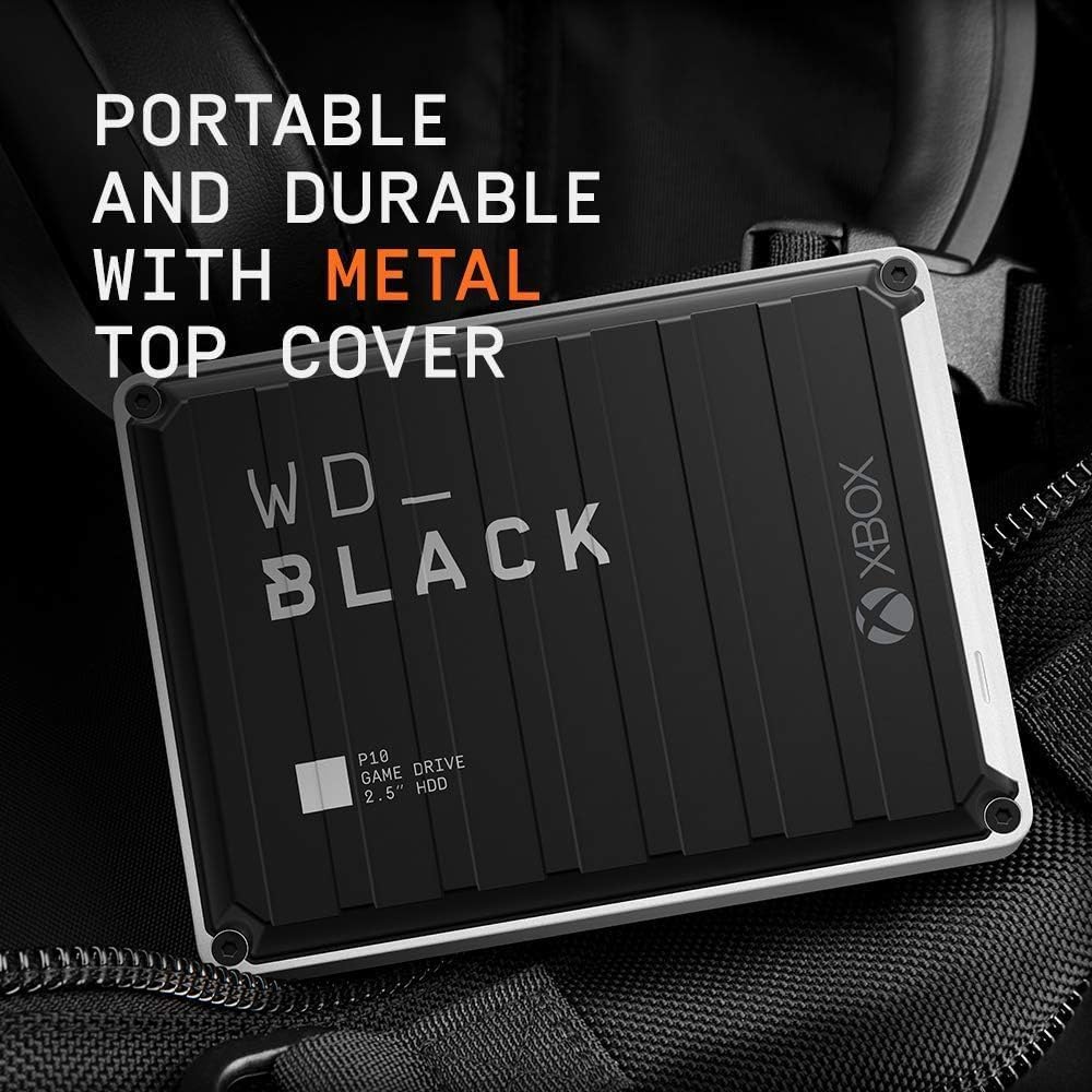 WD_BLACK 5TB P10 Game Drive for Xbox - 1-Month Xbox Game Pass